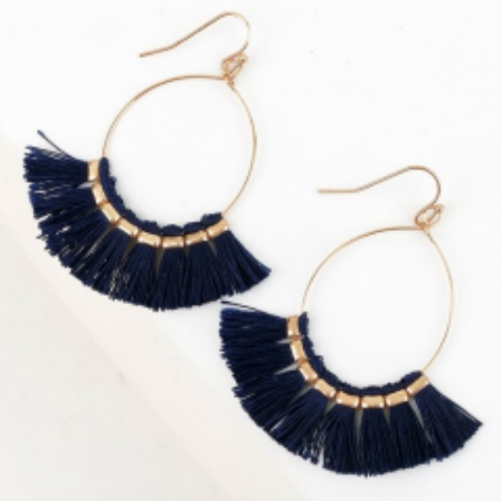 Fringe tassel earrings